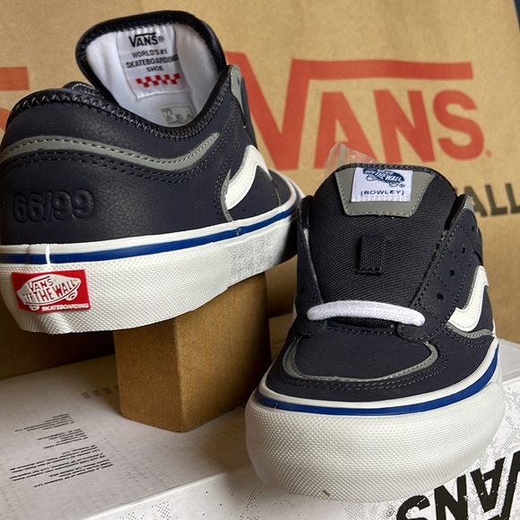 Vans WMNS Rowley Navy/White skate sneakers - Picture 10 of 16